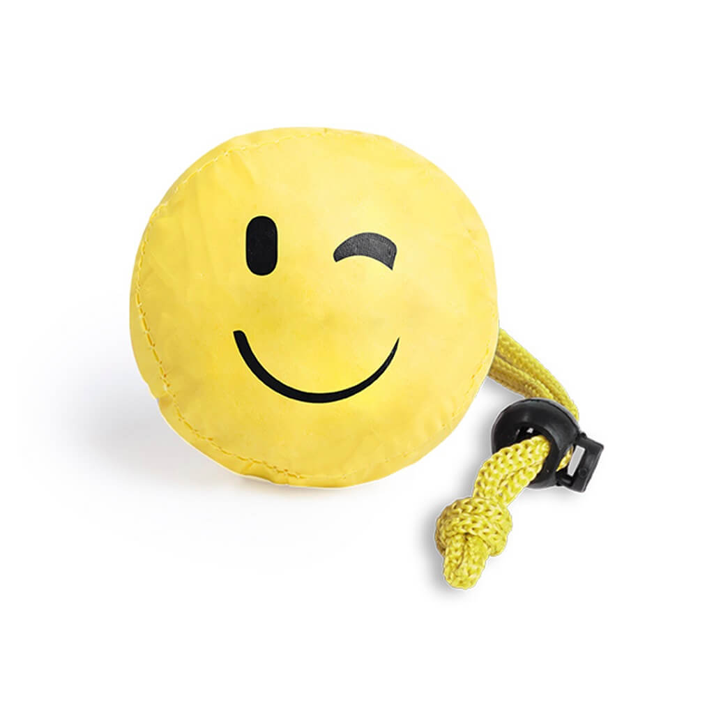 [BPMK 124] Folding Bag With Fun Emoji Designs – Wink