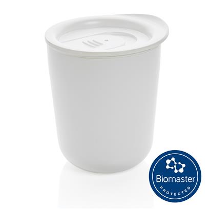 [DWXD 732] CELLE – Classic Coffee Tumbler – White (anti-microbial)