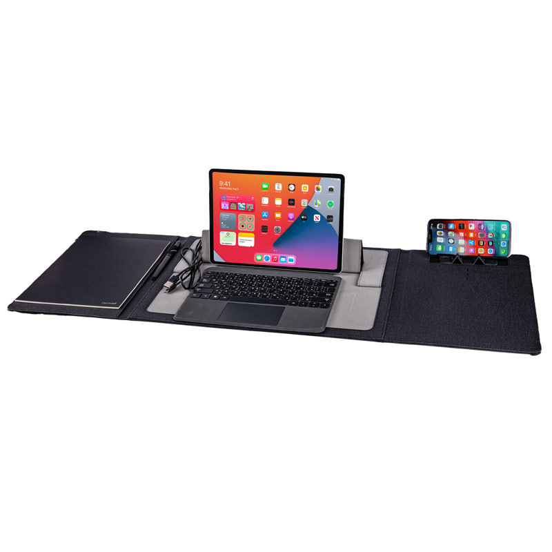 [ITFO 291] KAHLA – Technology Folder with Wireless Charger and Mouse Pad