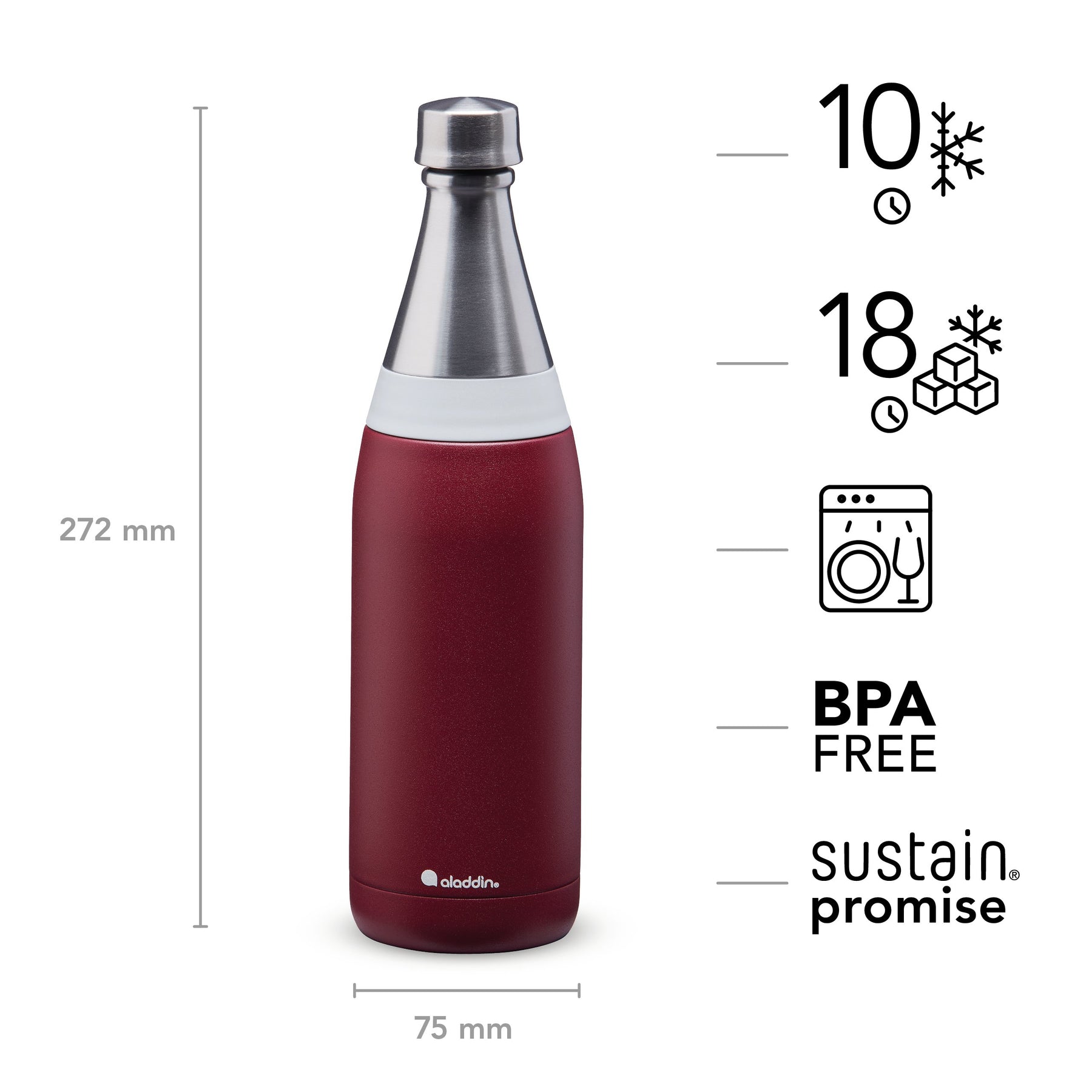 Aladdin-Fresco-Thermavac_-Stainless-Steel-Water-Bottle-0.6L-Burgundy-Red-10-10098-005-Icons-Front_1800x1800