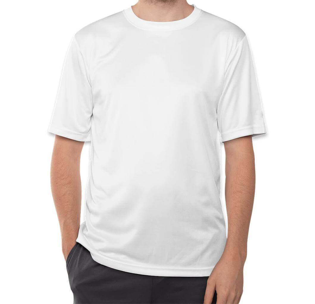 [All Day Sports White-Small] All Day Sports Roundneck T-shirt (Small)