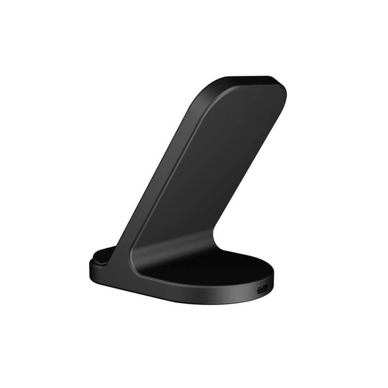 BASEL – @memorii Recycled 10W Wireless Charger Phone Stand – Black (1)