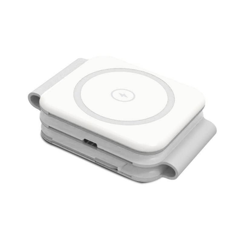 BOLERO – @memorii 2 in 1 Wireless Charger with Multi Cable Set – White (1)