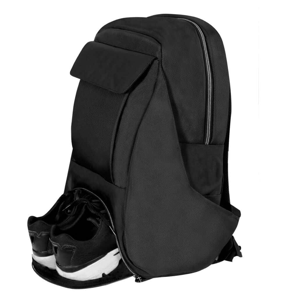 [BPSN 916] SHOBAC – SANTHOME 18_ Laptop Backpack For Work & Sports-gym – Black