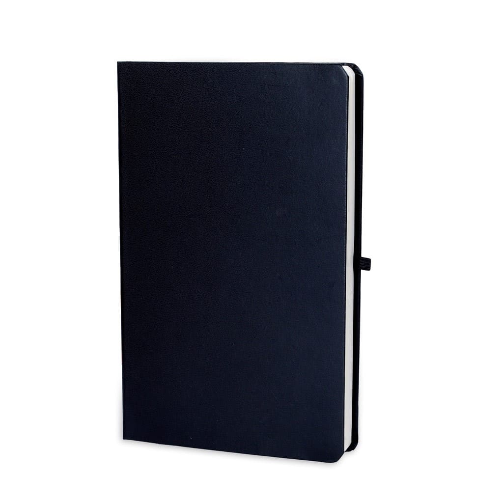 BUKH – SANTHOME A5 Hardcover Ruled Notebook Black (1)
