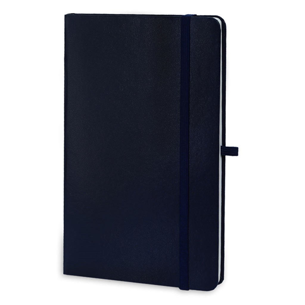 BUKH – SANTHOME A5 Hardcover Ruled Notebook Navy Blue (4)