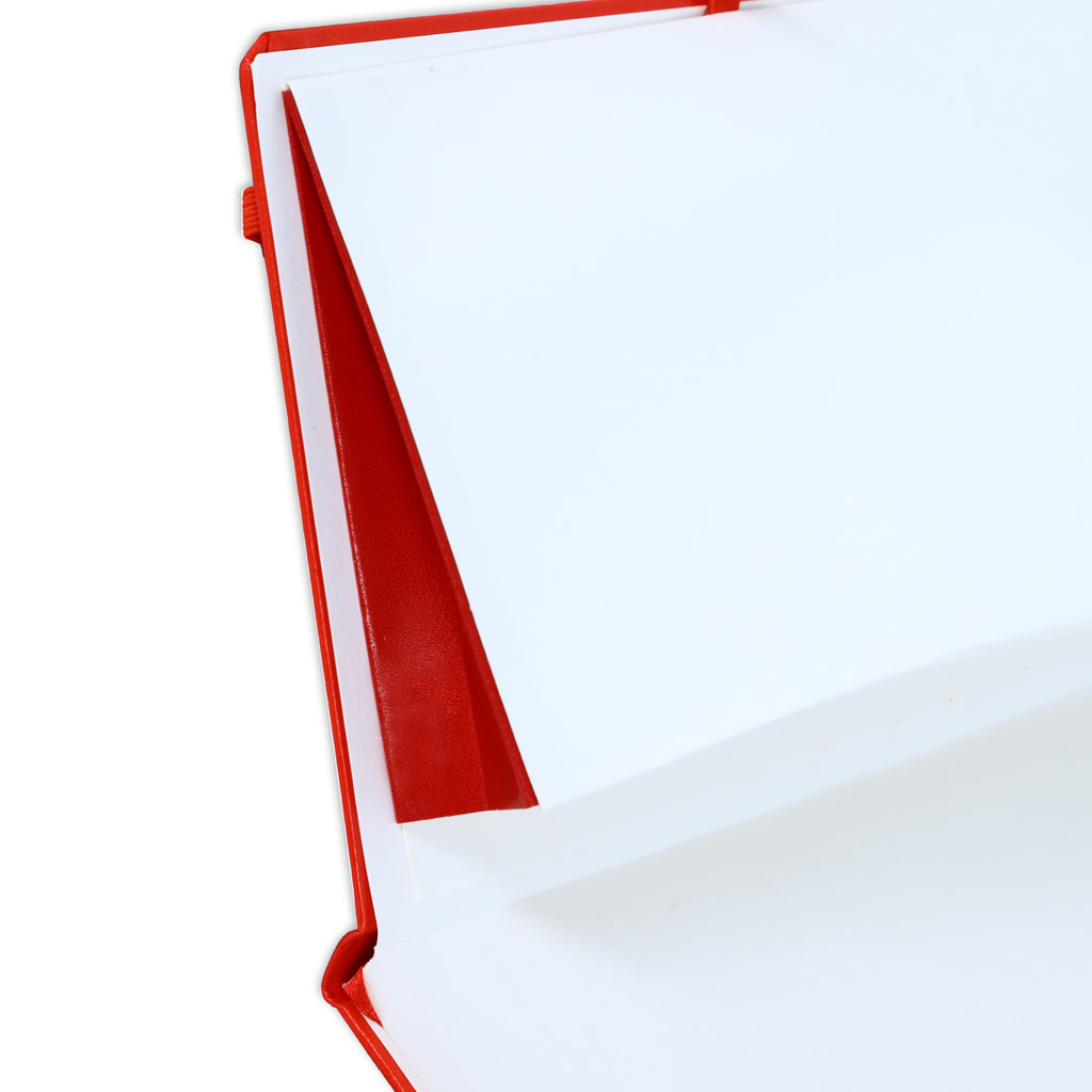 BUKH – SANTHOME A5 Hardcover Ruled Notebook Red (2)