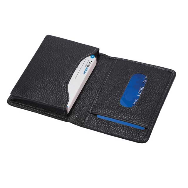 CHALCO -SANTHOME Card Case In Genuine Leather (Anti-microbial ) (1)