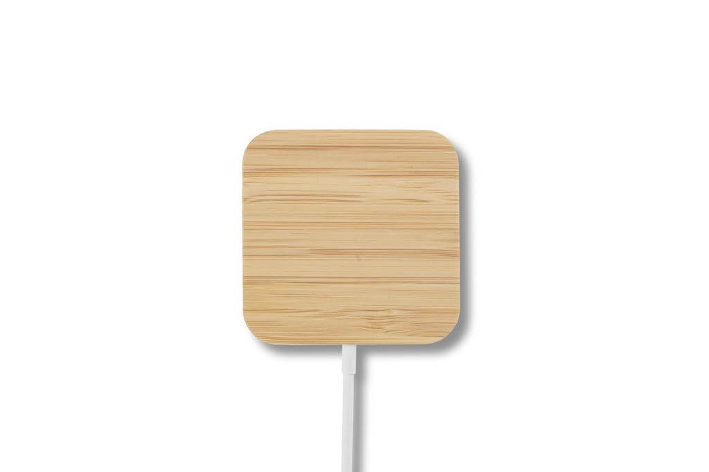 DOMITZ – 15W Square Bamboo Magsafe Wireless Charger
