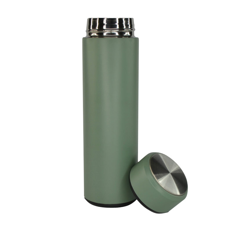 EGALEO – Stainless Steel Vacuum Flask – Green (1)