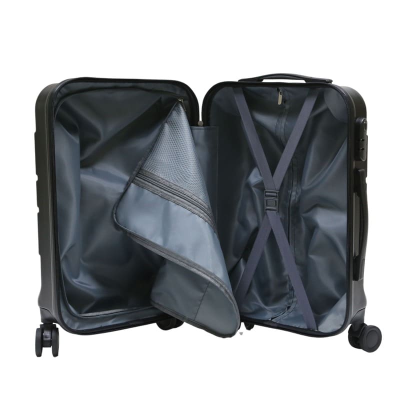 GENOVA – Cabin Trolley Bag – Black (3)