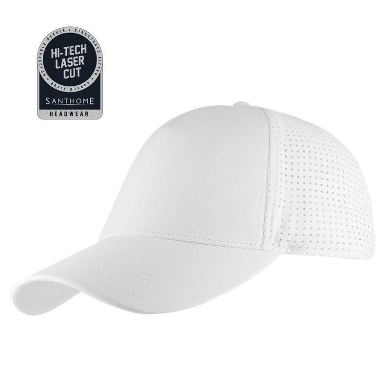 [HWSN 511] ACE – Santhome 5 Panel DryNCool® Sports Cap – White
