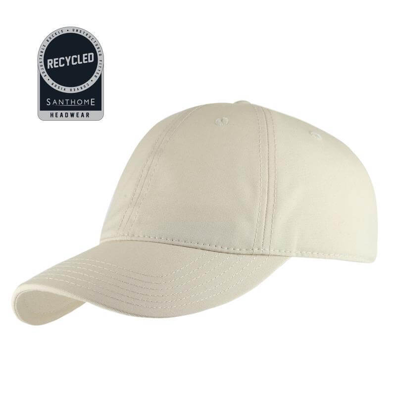[HWSN 514] FLEX – Santhome Recycled 6 Panel Relaxed Fit Cap – Beige