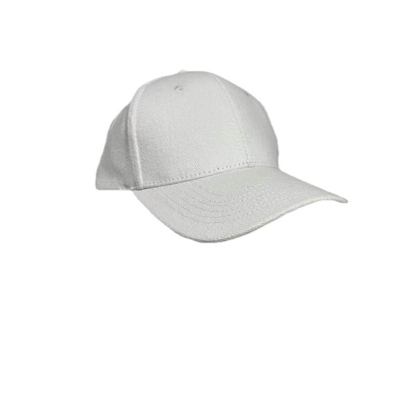 [HWSN 522] TARTU – 6 Panel Heavy Brushed Cotton Cap – White