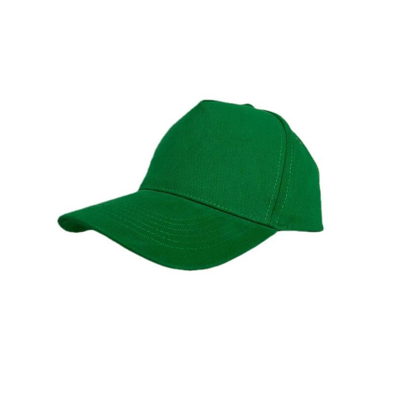 [HWSN 528] NARVA – 5 Panel Heavy Brushed Cotton Cap – Green