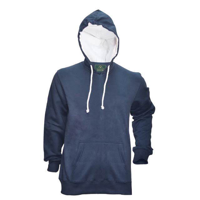 [IGLOO WOZ Navy-Small] IGLOO – SANTHOME Hoodie without Zipper (Small, Navy Blue)