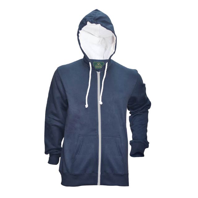 [IGLOO WZ Navy-Small] IGLOO – SANTHOME Hoodie with Zipper (Small, Navy Blue)