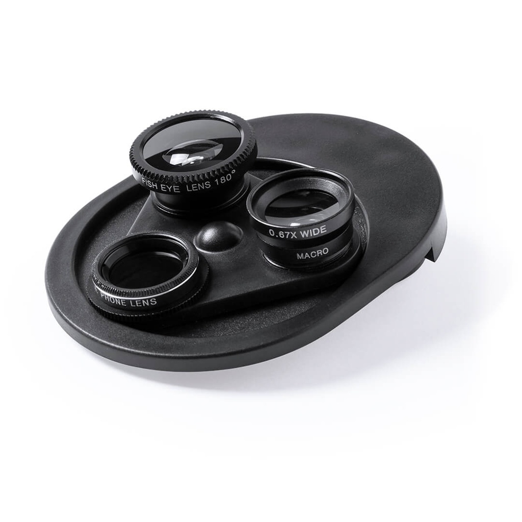[ITMK 125] DEPOK – Universal Lens System For Smartphone 4-in-1 Black