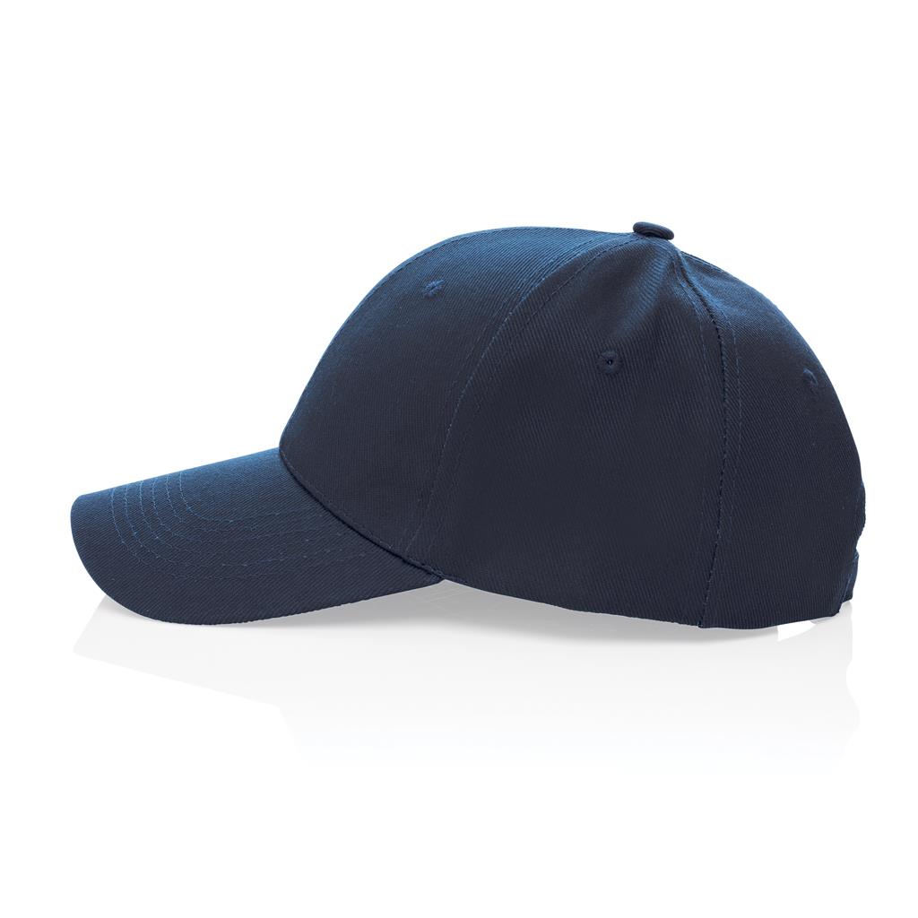 Impact AWARE™ 6 Panel 280gr Recycled Cotton Cap – Navy Blue (1)