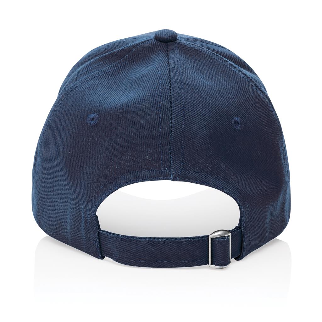 Impact AWARE™ 6 Panel 280gr Recycled Cotton Cap – Navy Blue (2)