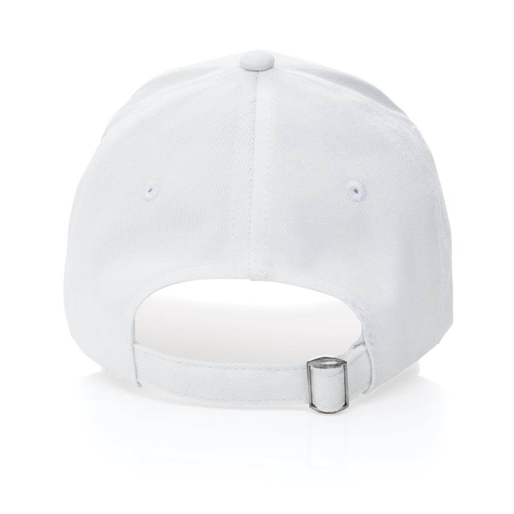 Impact AWARE™ 6 Panel 280gr Recycled Cotton Cap – White (2)