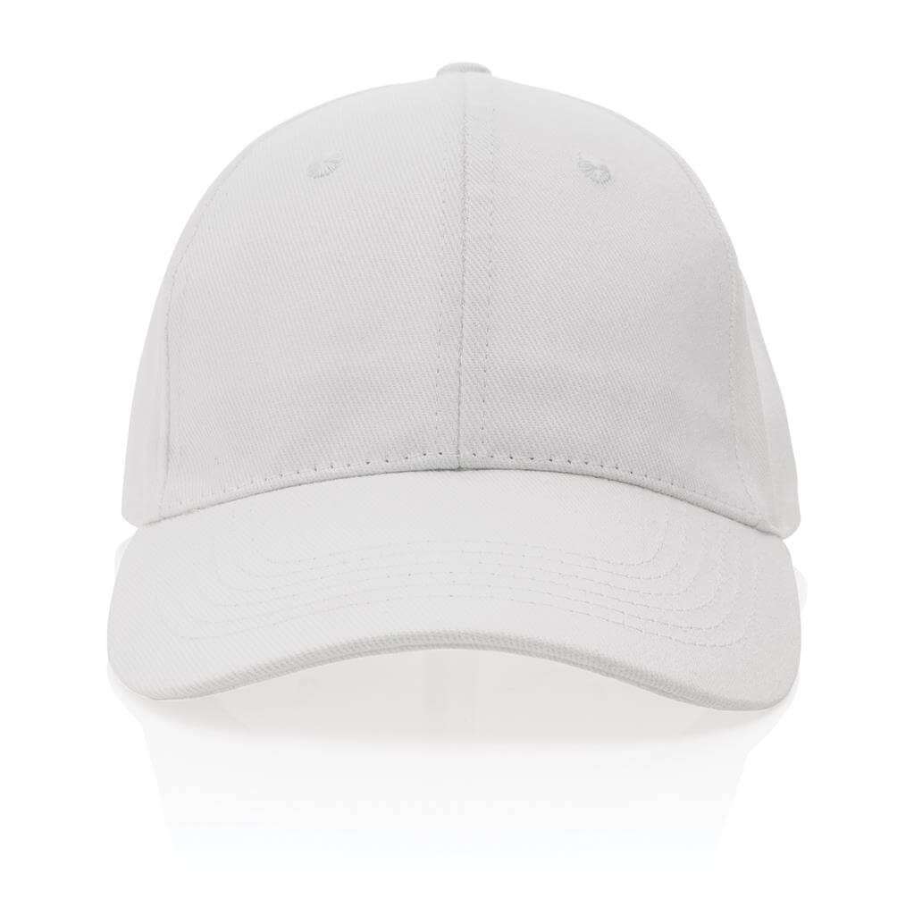 Impact AWARE™ 6 Panel 280gr Recycled Cotton Cap – White