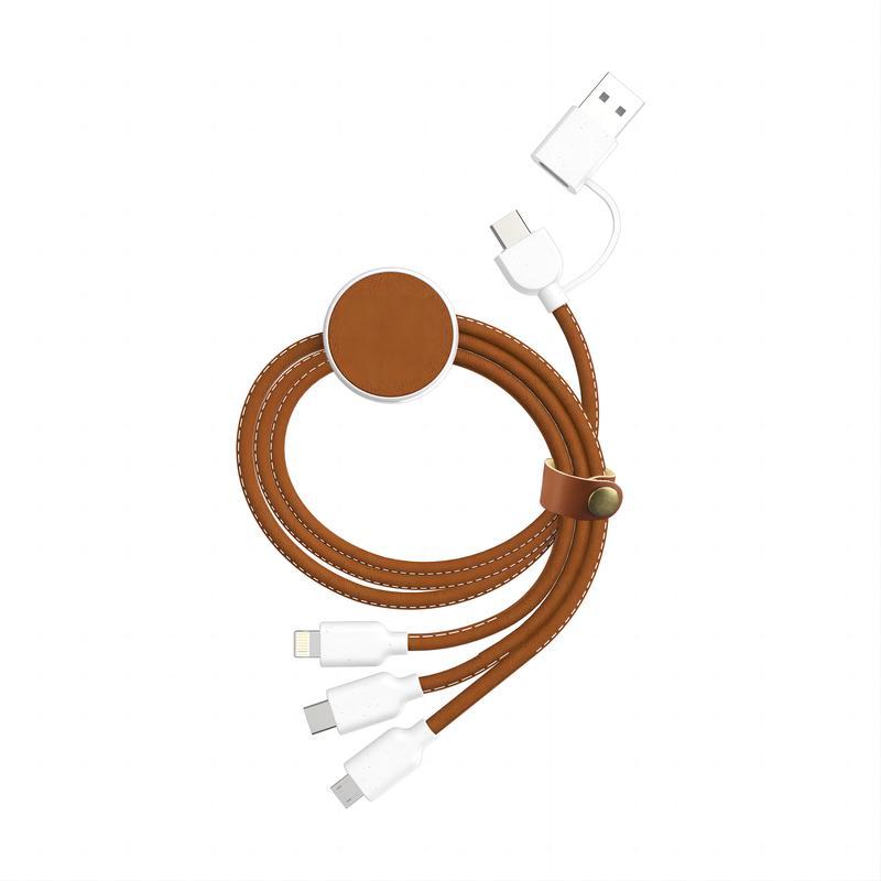 KOPER – @memorii Recycled 6 in 1 Charging Cable – White (1)