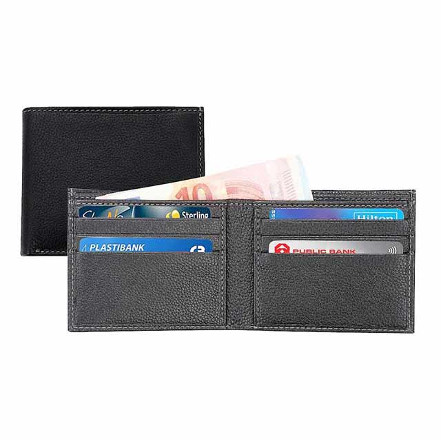 [LASN 651 Bio] MERIDA – SANTHOME Men’s Wallet In Genuine Leather (Anti-microbial)