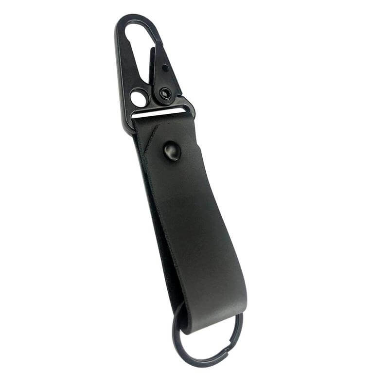 [MSKC 9114] LISBON – Keychain – Black