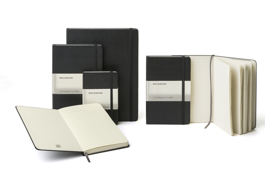 Moleskine Classic Large Ruled Hard Cover Notebook – Black