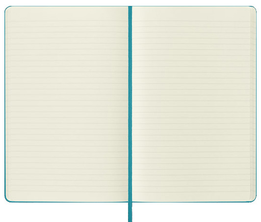Moleskine Classic Large Ruled Hard Cover Notebook – Reef Blue (3)