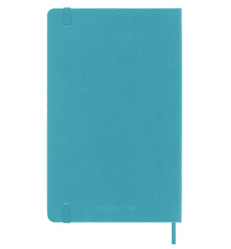 Moleskine Classic Large Ruled Hard Cover Notebook – Reef Blue
