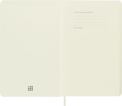 Moleskine Classic Large Ruled Hard Cover Notebook – White