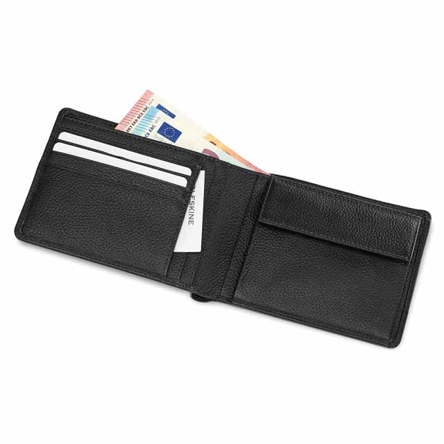 Moleskine Classic Match Genuine Leather Wallet – Black (3)