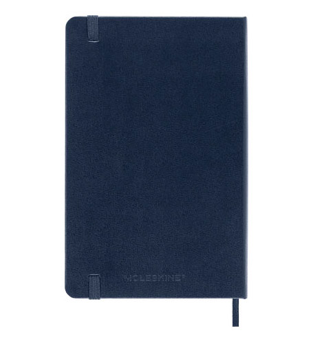 Moleskine Classic Medium Ruled Hard Cover Notebook – Prussian Blue (2)