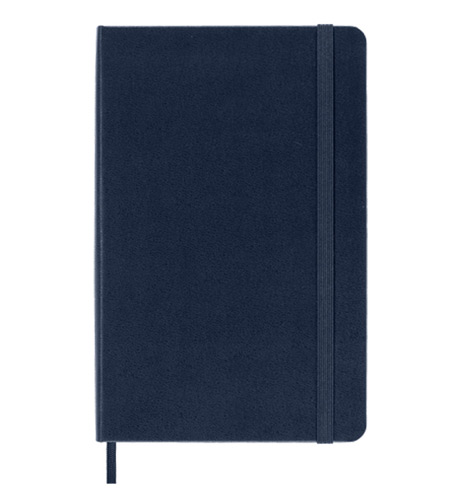 Moleskine Classic Medium Ruled Hard Cover Notebook – Prussian Blue (5)