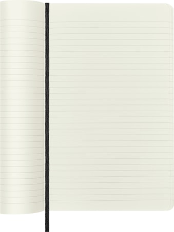 Moleskine Classic XL Ruled Soft Cover Notebook – Black (4)