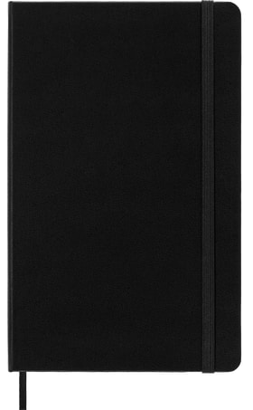 Moleskine Hard Cover, Medium Size Ruled Notebook – Black (1)