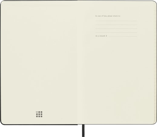 Moleskine Hard Cover, Medium Size Ruled Notebook – Black (4)