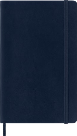 Moleskine Large Soft Cover Ruled Notebook – Sapphire Blue