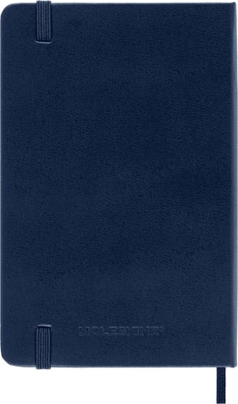 Moleskine Pocket Notebook – Hard Cover – Ruled – Navy Blue (1)