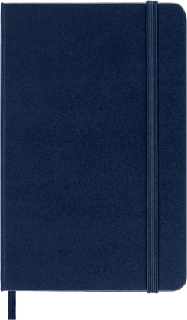 Moleskine Pocket Notebook – Hard Cover – Ruled – Navy Blue