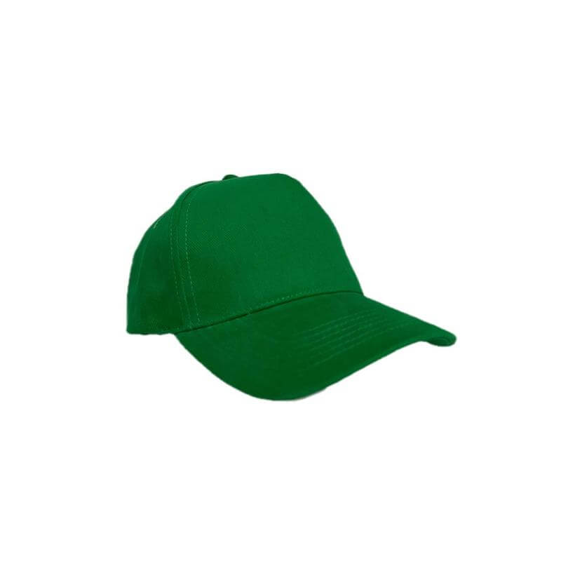 NARVA – Santhome 5 Panel Heavy Brushed Cotton Cap – Green