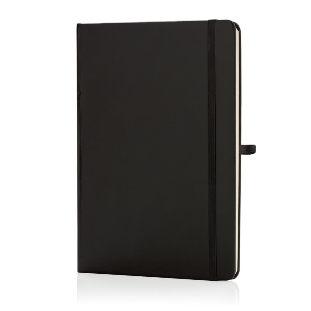 [NBSN 101] BUKH – SANTHOME A5 Hardcover Ruled Notebook Black