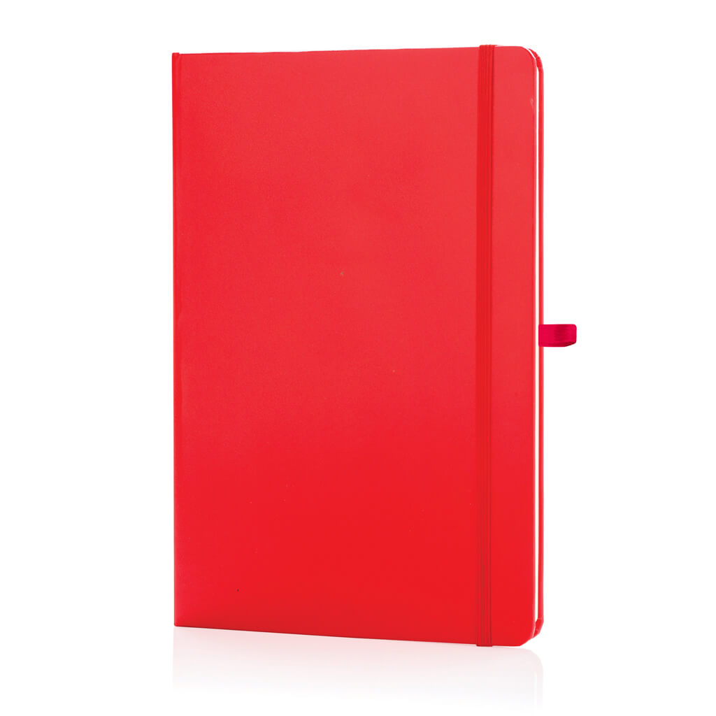 [NBSN 103] BUKH – SANTHOME A5 Hardcover Ruled Notebook Red