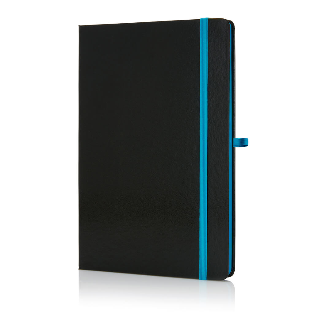 [NBSN 105] SUKH – SANTHOME A5 Hardcover Ruled Notebook Black-Blue