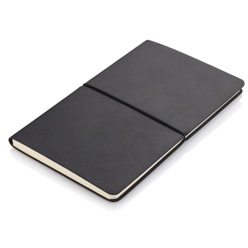 [NBSN 5152] PEJA – Santhome A5 Recycled PU Soft Cover Notebook – Black