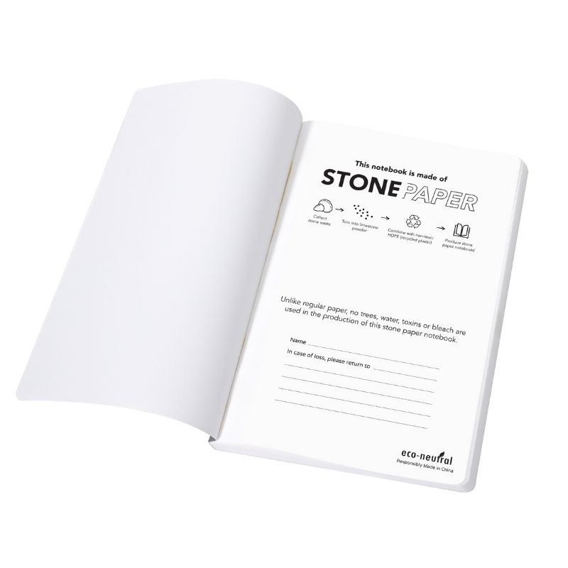 NEYA – eco-neutral Stone Paper Notebook – Birch (1)