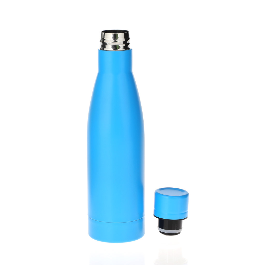 NIESKY – Copper Vacuum Insulated Double Wall Water Bottle – Aqua Blue