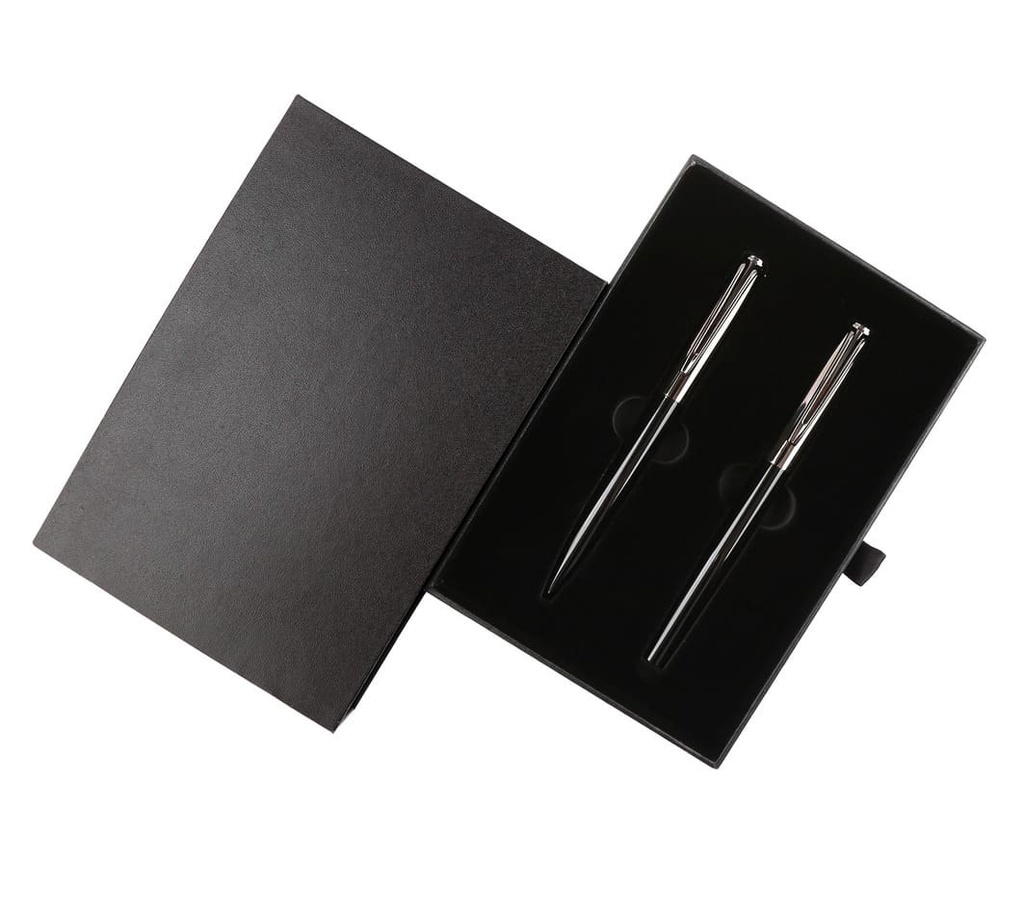 NORA – Gift Set of Roller and Ball Pen – Black